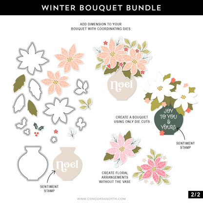 Winter Bouquet Dies