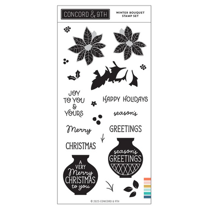 Winter Bouquet Stamp Set