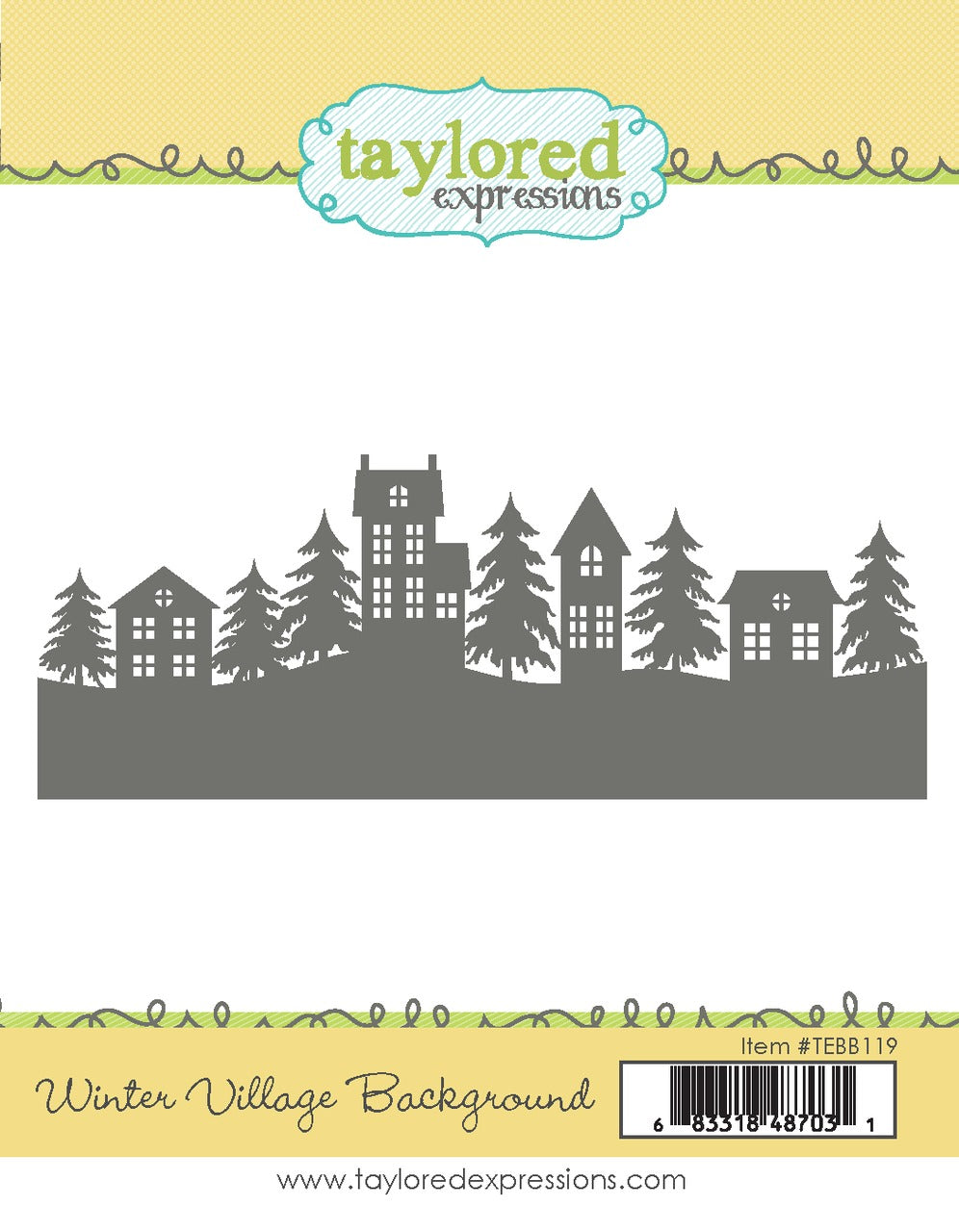 Winter Village Background