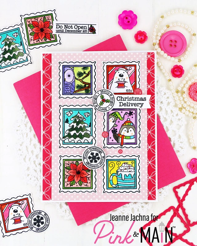 Winter Postage Stamps Stamp Set