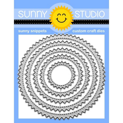 Zig Zag Circles Dies