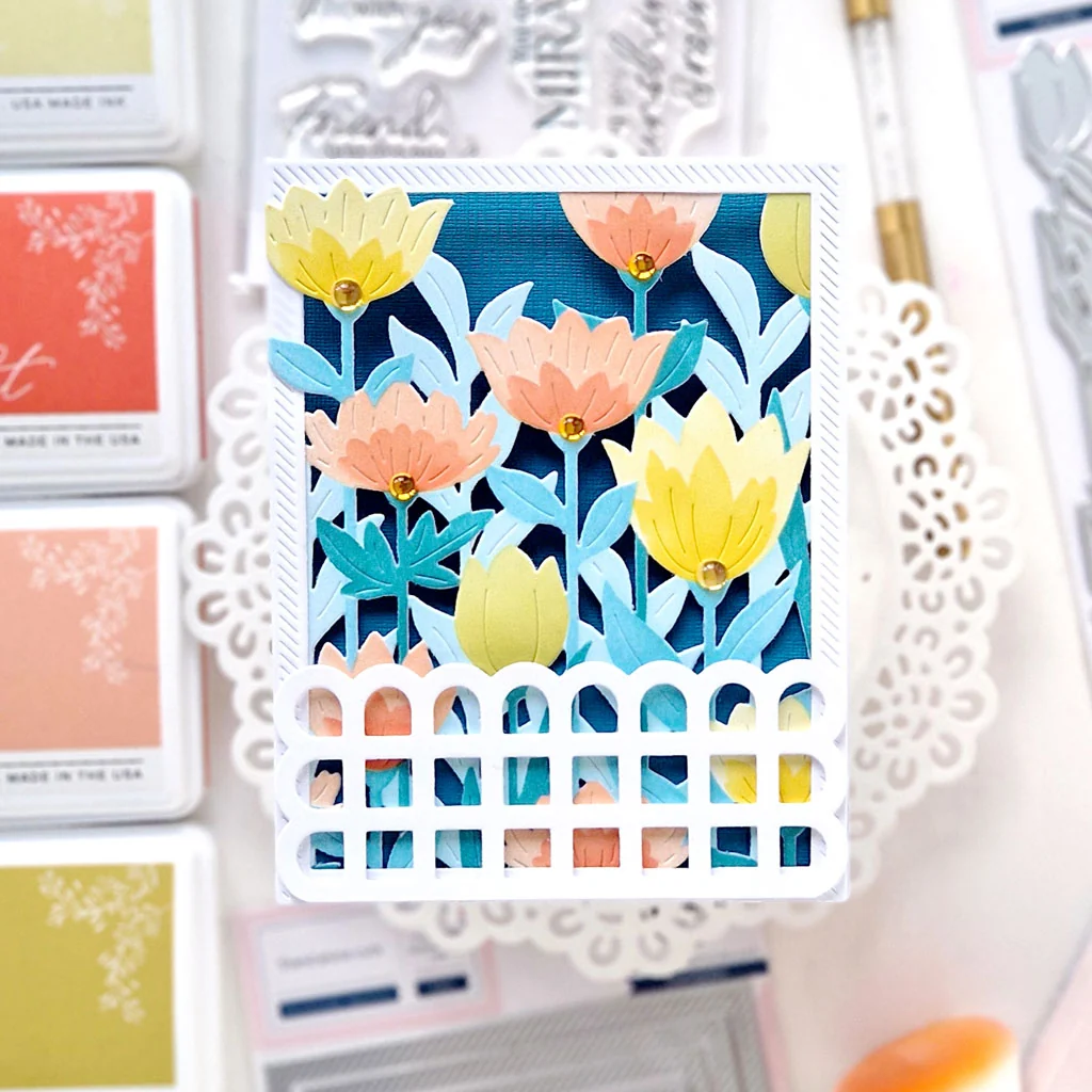 Floral Field Stencils