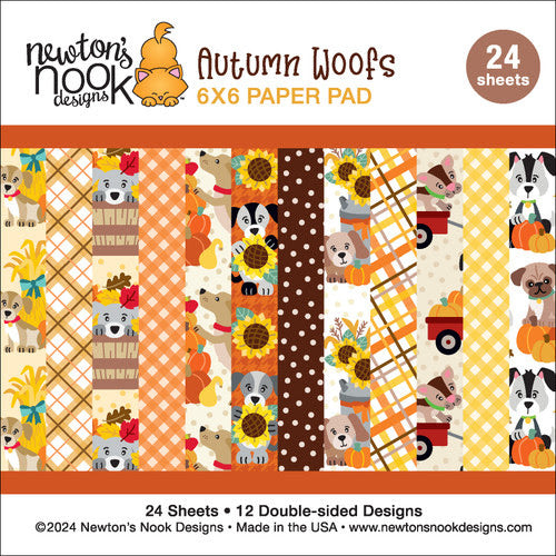 Autumn Woofs 6x6 Paper Pad