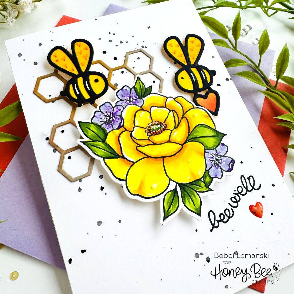 Bee Well Stamp Set by Paper Smooches