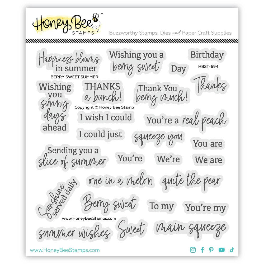 Berry Sweet Summer Stamp Set