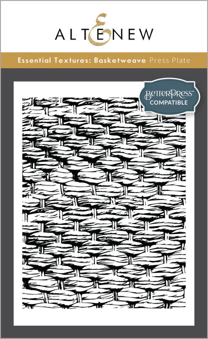 Essential Textures: Basketweave Press Plate