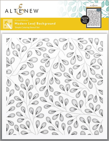 Modern Leaf Stencils