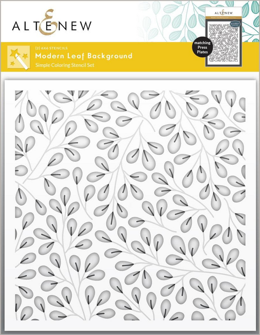 Modern Leaf Stencils