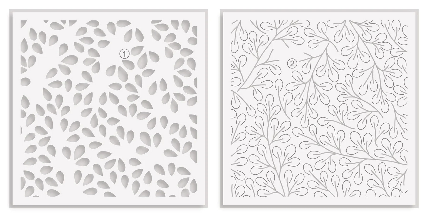 Modern Leaf Stencils