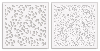 Modern Leaf Stencils