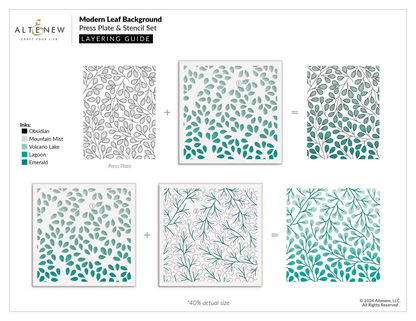 Modern Leaf Stencils