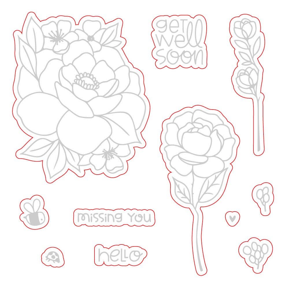 Bloom And Buzz Honey Cuts by Paper Smooches