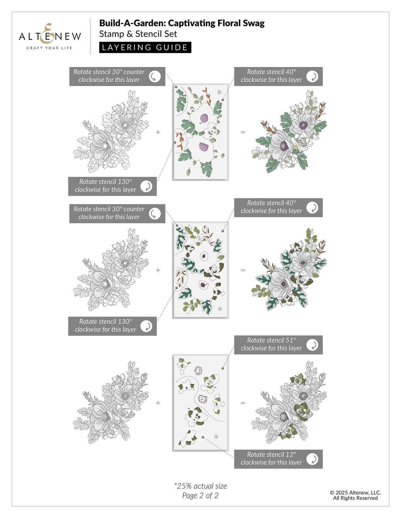 Build-A-Garden: Captivating Floral Swag Add-on Dies