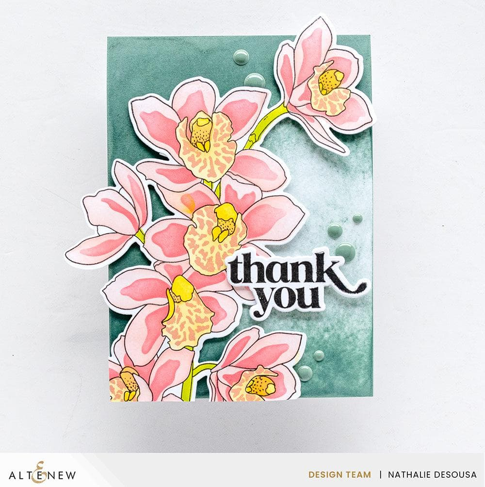 Build-A-Garden: Alluring Orchids Stamp & Stencil