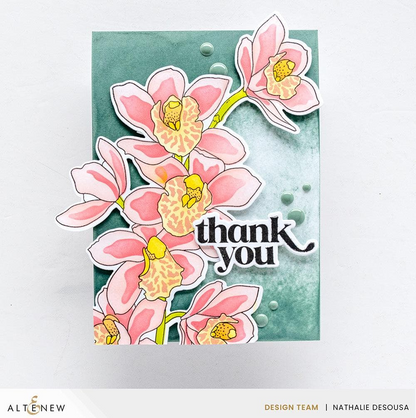Build-A-Garden: Alluring Orchids Stamp & Stencil