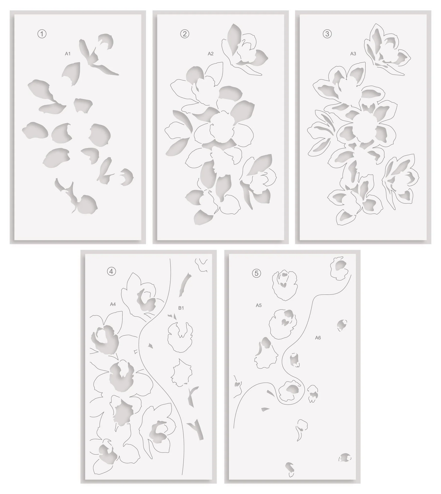 Build-A-Garden: Alluring Orchids Stamp & Stencil