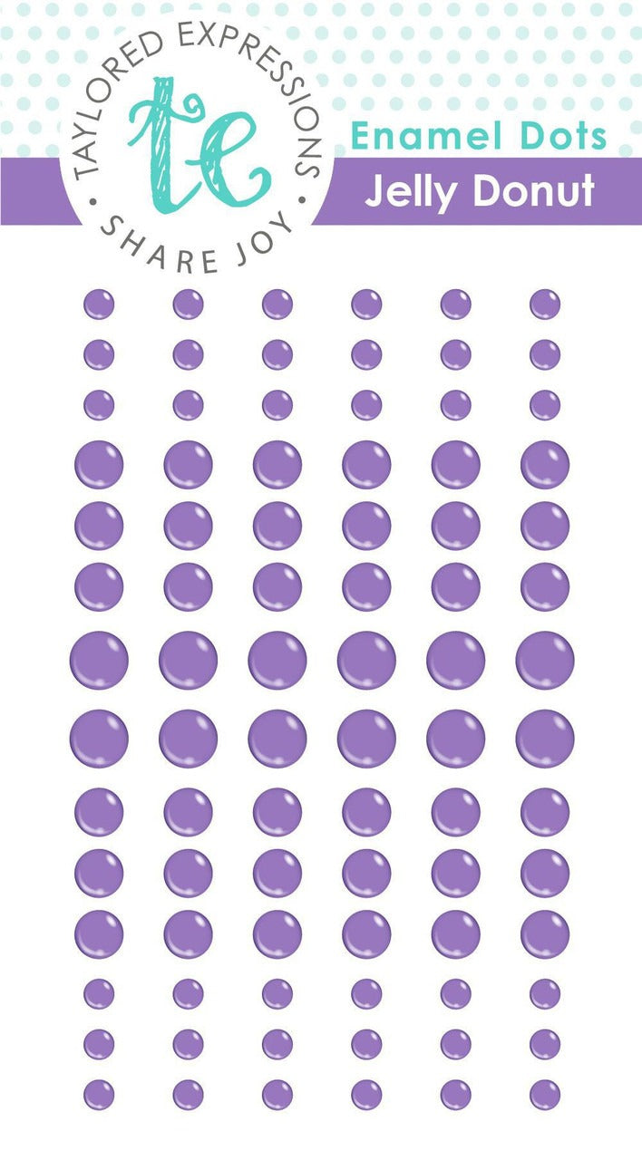 Jelly Donut Enamel Dots