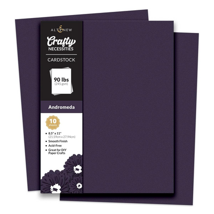 Crafty Necessities 8.5 x 11 Cardstock: Andromeda  
