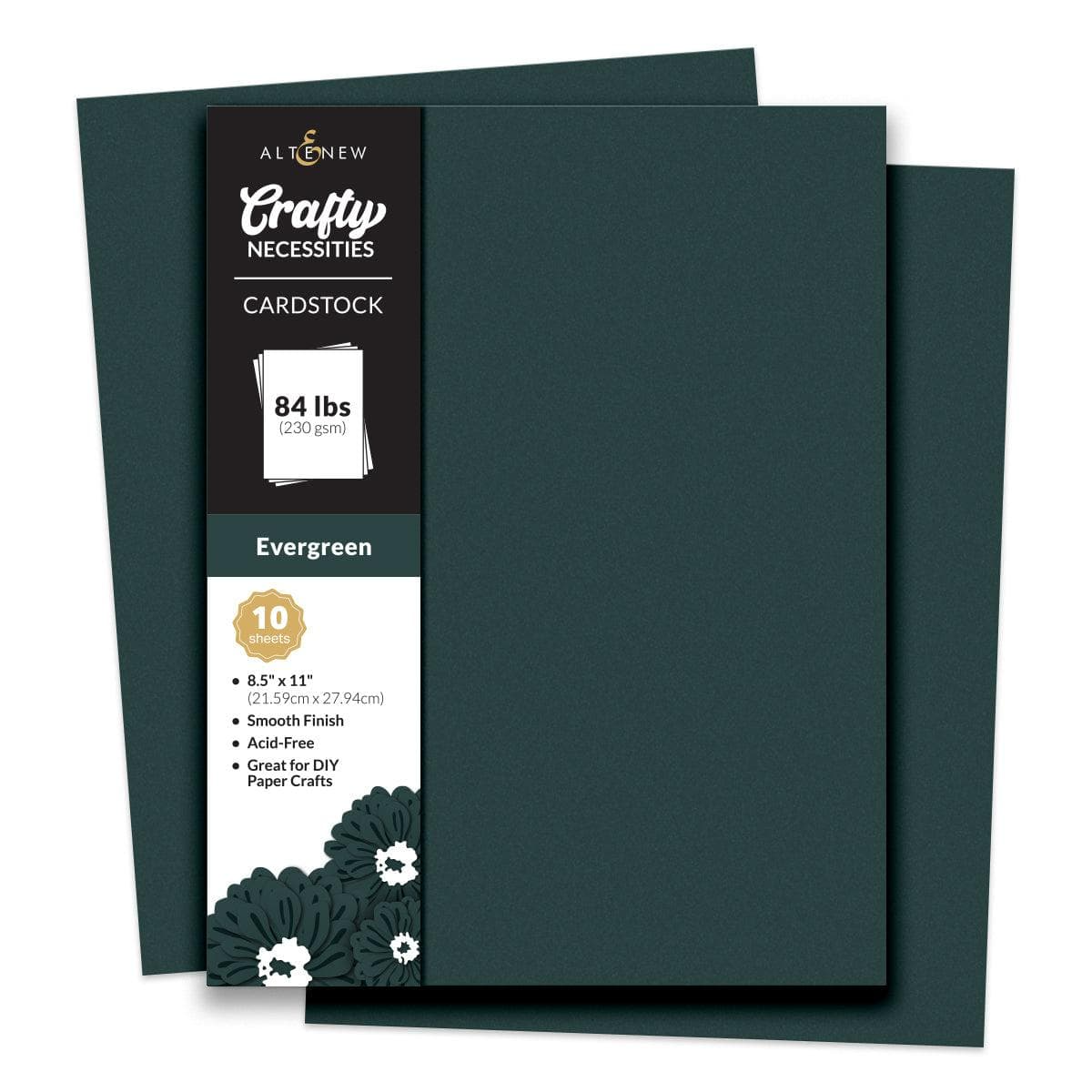 Crafty Necessities 8.5x11 Cardstock: Evergreen