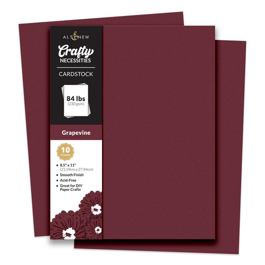 Crafty Necessities 8.5 x 11 Cardstock: Grapevine  