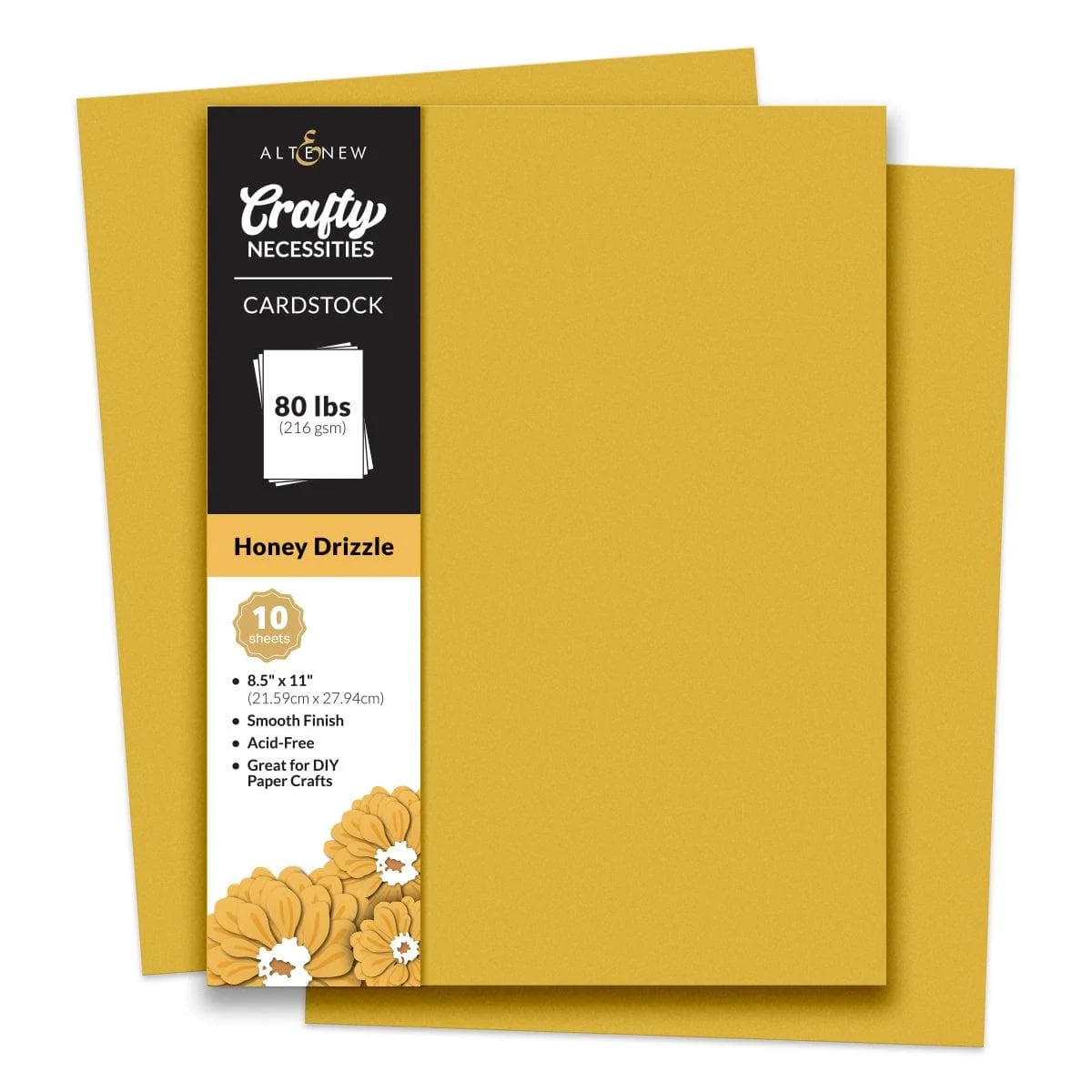 Crafty Necessities 8.5 x 11 Cardstock: Honey Drizzle  