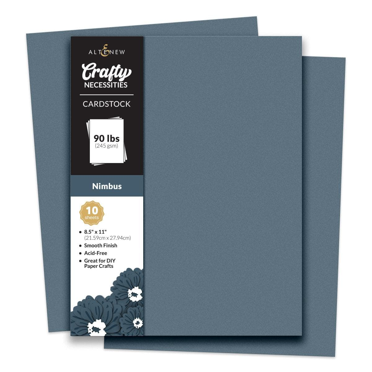 Crafty Necessities 8.5 x 11 Cardstock: Nimbus