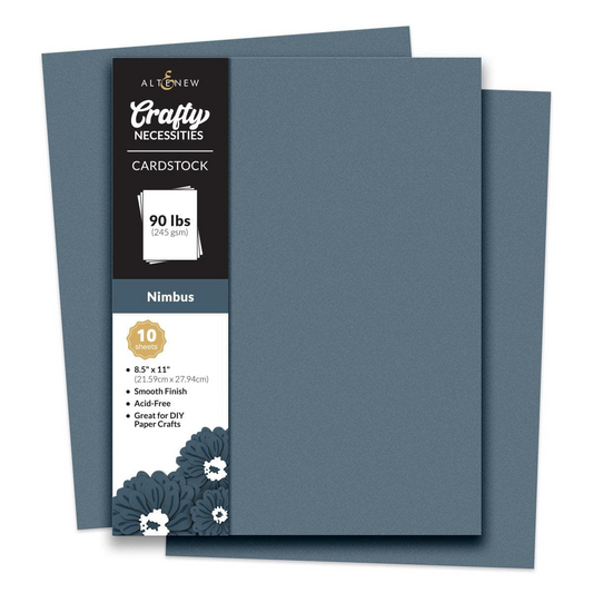 Crafty Necessities 8.5 x 11 Cardstock: Nimbus