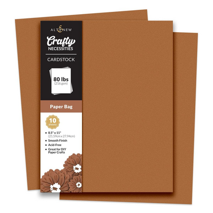 Crafty Necessities 8.5 x 11 Cardstock: Paper Bag  