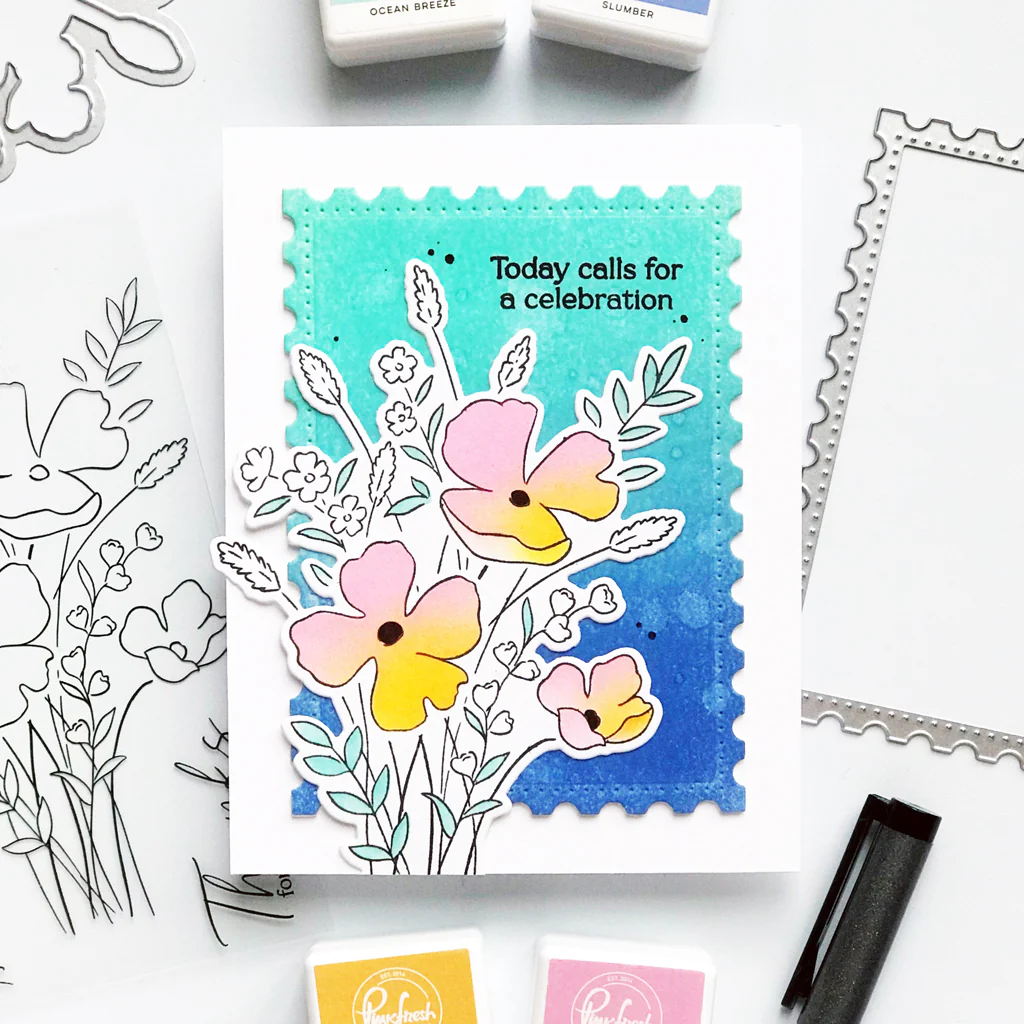 Essentials: Nested Rectangles Postage Edge Dies