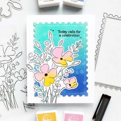 Essentials: Nested Rectangles Postage Edge Dies