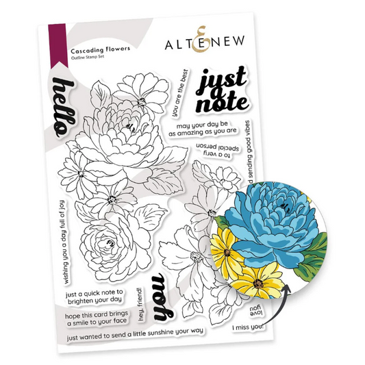 Cascading Flowers Stamp Set 