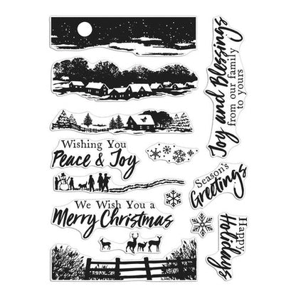 Winter Scenics Stamp Set