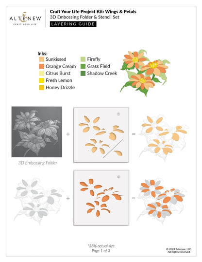 Craft Your Life Project Kit: Wings & Petals 