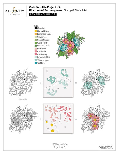Craft Your Life Project Kit: Blossoms of Encouragement 