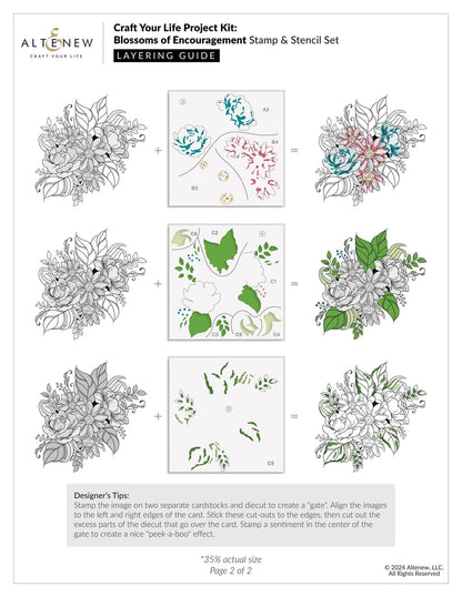 Craft Your Life Project Kit: Blossoms of Encouragement 