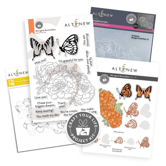 Craft Your Life Project Kit: Marigold Butterflies 
