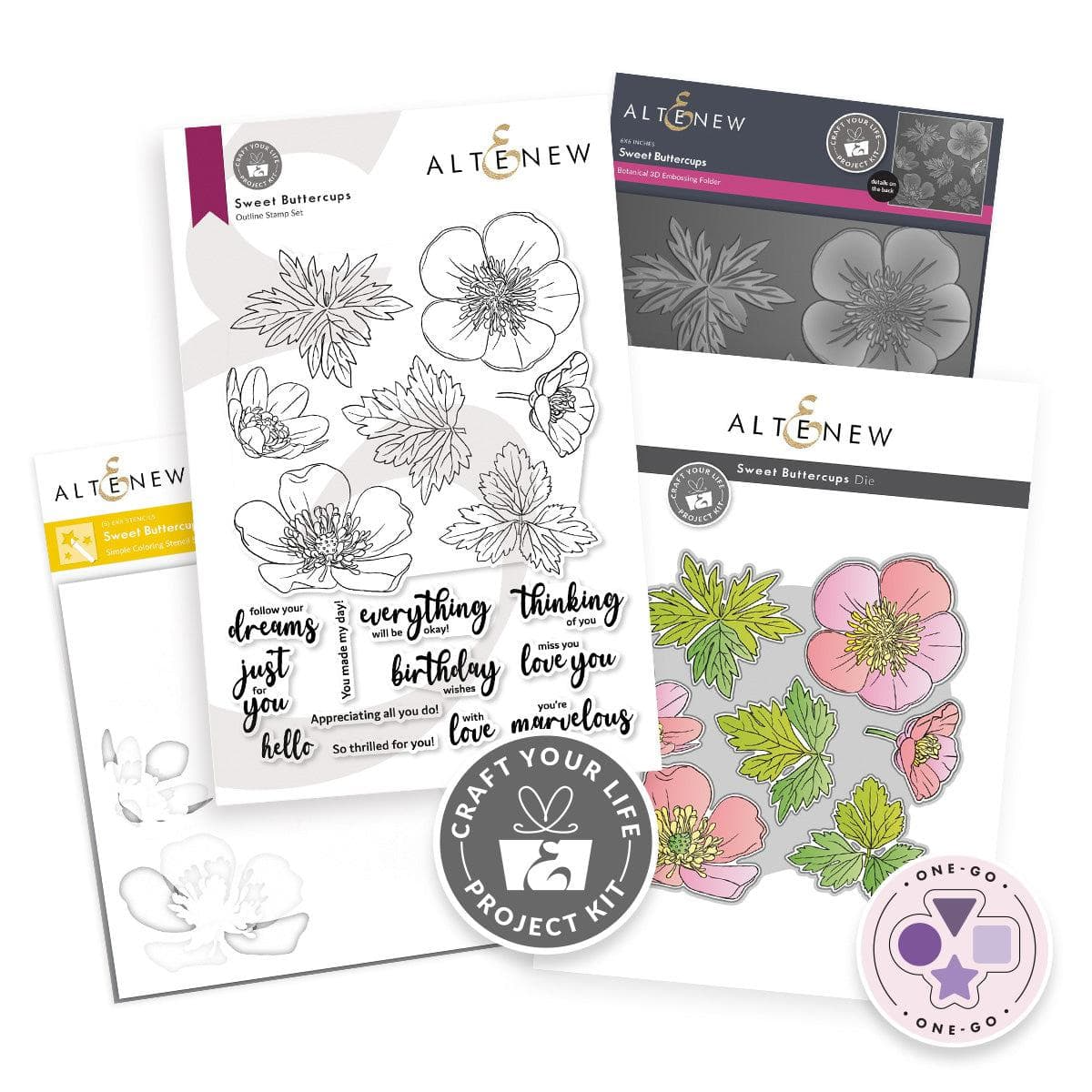 Craft Your Life Project Kit: Sweet Buttercups 