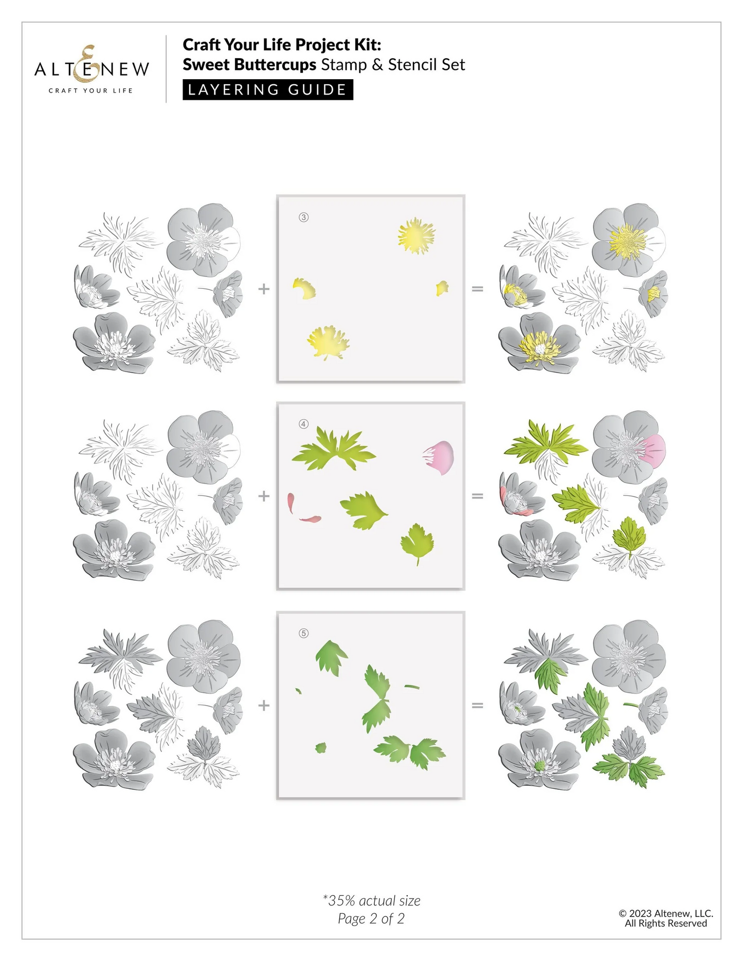 Craft Your Life Project Kit: Sweet Buttercups 
