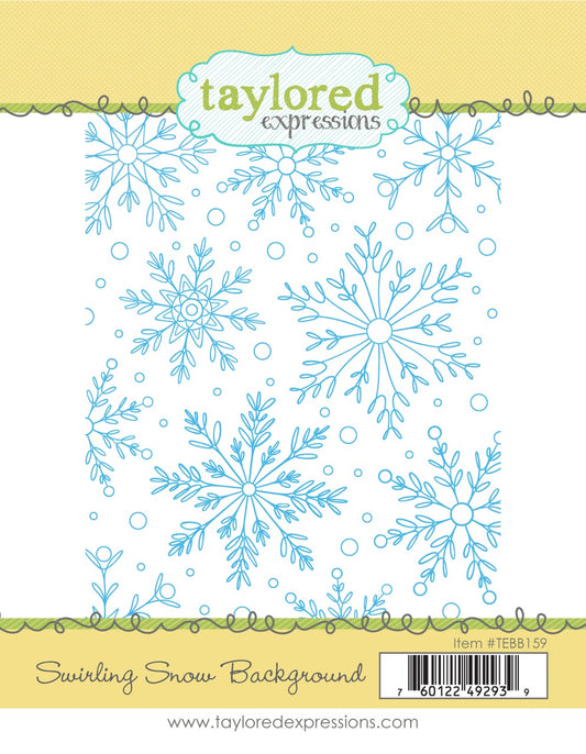 Swirling Snow Background