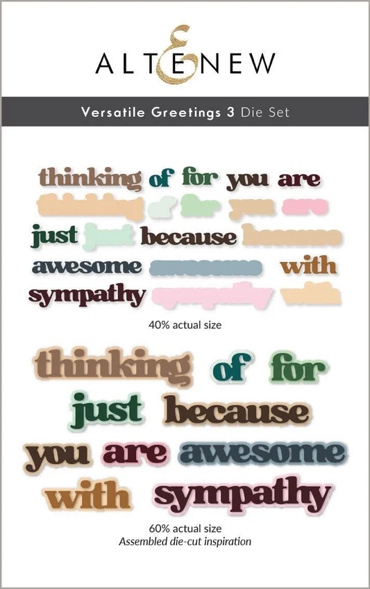 Versatile Greetings 3 Comfort Edition Dies