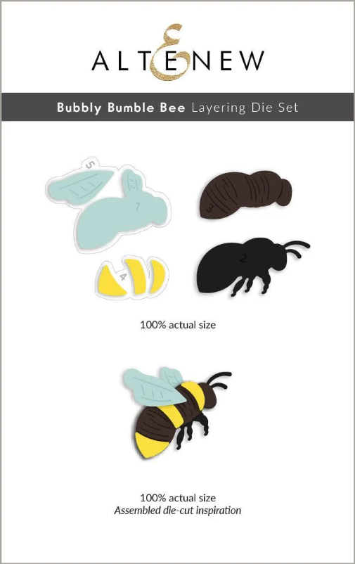 Bubbly Bumble Bee Layering Dies 