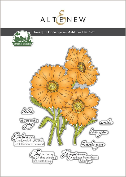 Build-A-Garden: Cheerful Coreopses Add-on Dies
