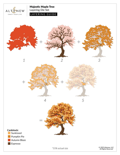 Majestic Maple Tree Layering Dies