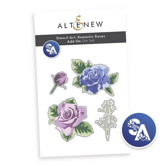 Stencil Art: Romantic Roses Add-On Dies