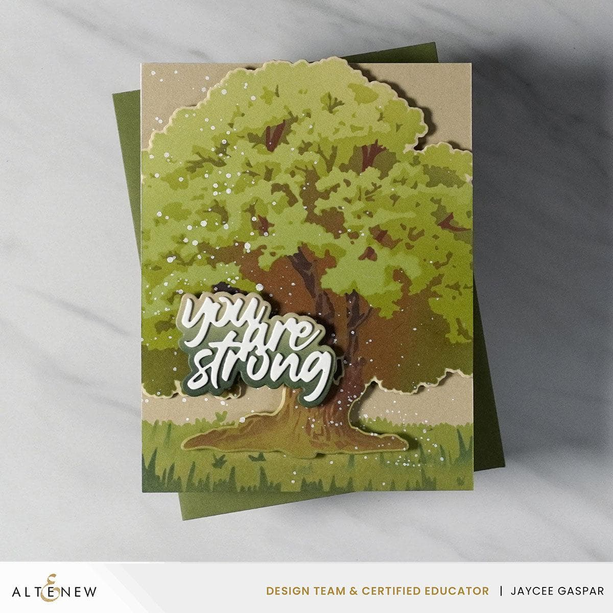 Stencil Art: Strong Oak Add-On Dies