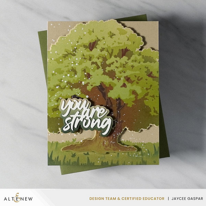 Stencil Art: Strong Oak Add-On Dies