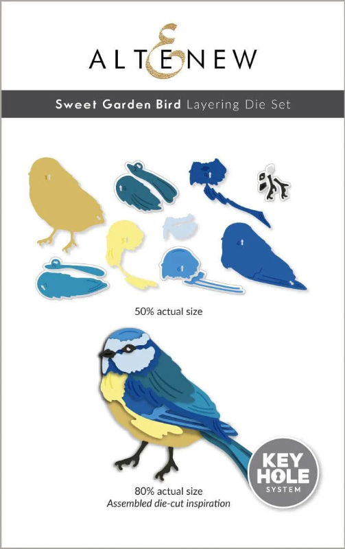 Sweet Garden Bird Layering Dies