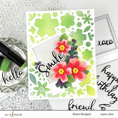 Zero-Waste 3D Floral Cover Die 