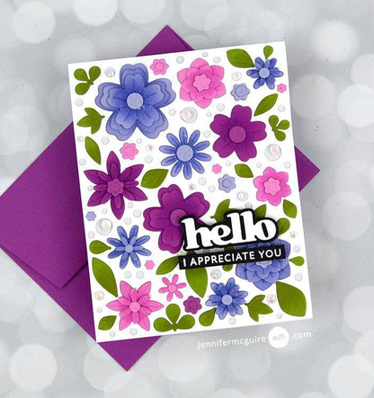 Zero-Waste 3D Floral Cover Die 