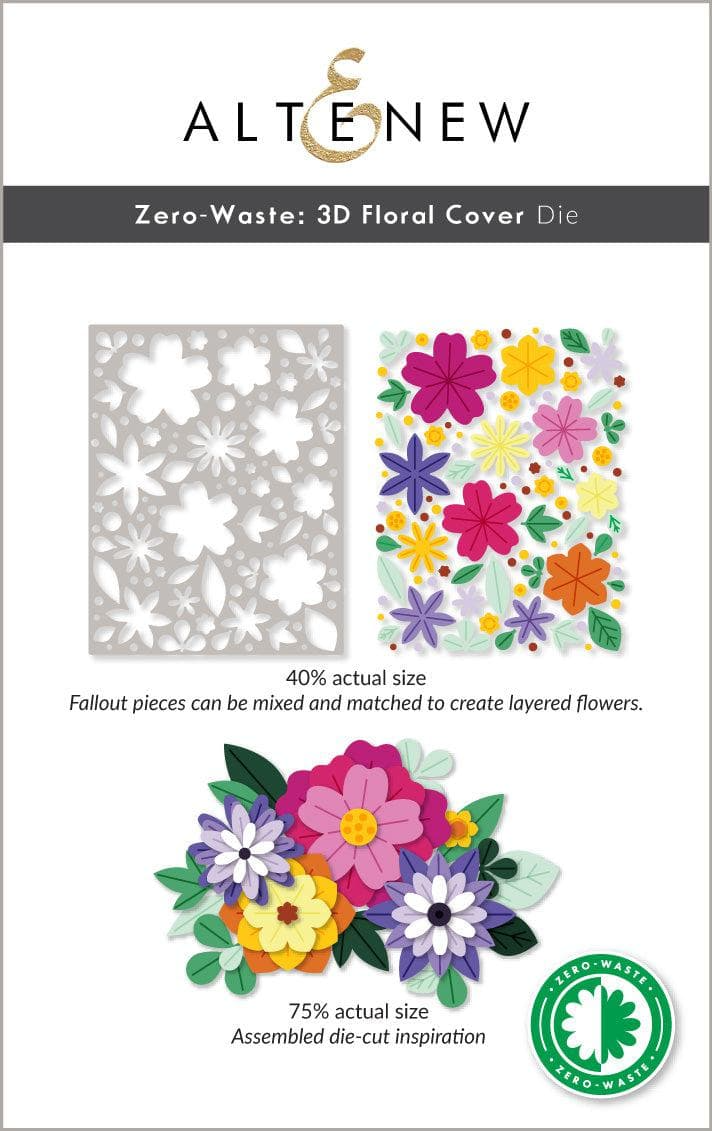 Zero-Waste 3D Floral Cover Die 